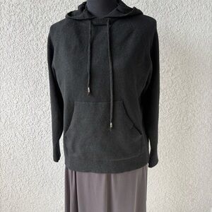 S. Christina Black Cashmere Hoodie - Brand New - L/XL